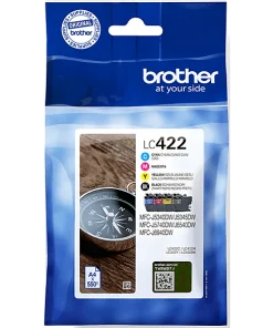 BROTHER LC422 Noir + Tricolor Valuepack