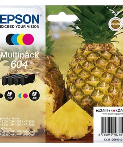 EPSON Multipack cartouches Noir - Cyan - Magenta - Jaune 604 (C13T10G64020)