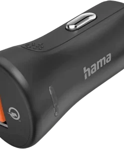 HAMA Chargeur pour voiture Qualcomm USB-A 19.5 W Noir (00201633)