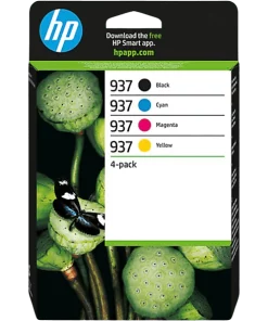 HP Pack de 4 cartouches d’encre 937 Noir / Cyan / Magenta / Jaune