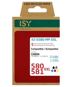 ISY 580XL / 581XL Noir - Couleurs
