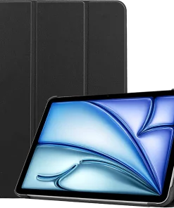 JUST IN CASE TriFold Étui pour Apple iPad Air 13 2025 / iPad Air 13 2024 - Noir