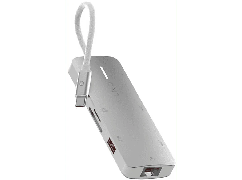 LINQ Multiport Hub 8-in-1 Pro USB-C 622720 Argenté - Image 3