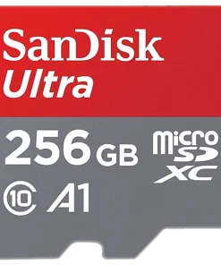 SANDISK Carte mémoire microSDXC Ultra A1 256 GB avec adaptateur SD (0619659200565)