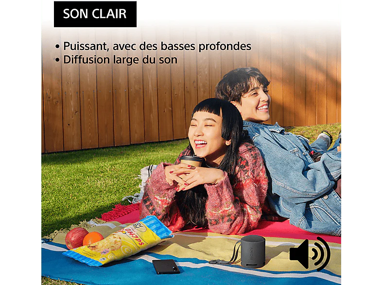 SONY SRSXB100B.CE7 - Enceinte portable Noir - Image 5