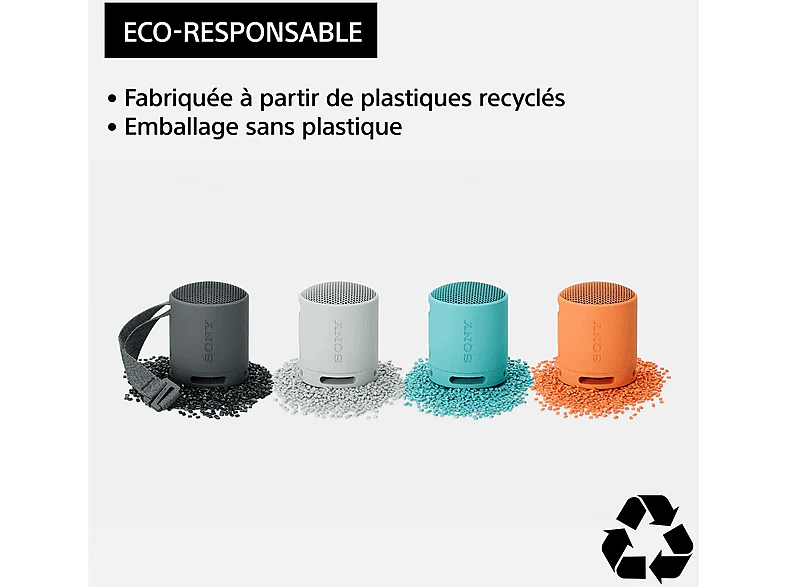 SONY SRSXB100B.CE7 - Enceinte portable Noir - Image 9