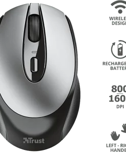 TRUST Souris sans fil Zaya Noir (23809)